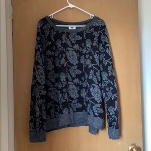 Old Navy Floral Print Sweater
